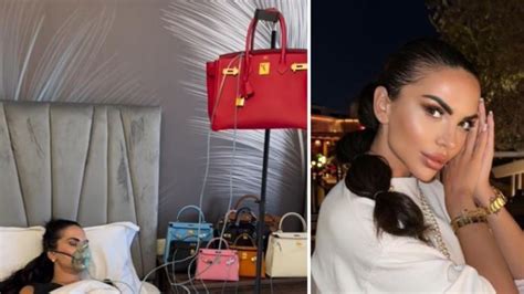 giulia nati borsa hermes|Giulia Nati attaccata con la flebo alle borse di lusso: bufera sull .